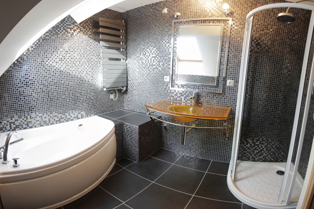 Salle de bain chez particulier