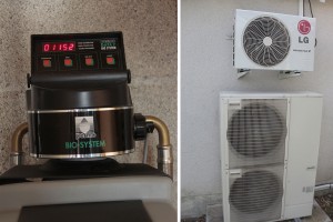 Adoucisseur PERMO + unité extérieure DE DIETRICH ALEZIO + Climatisation LG